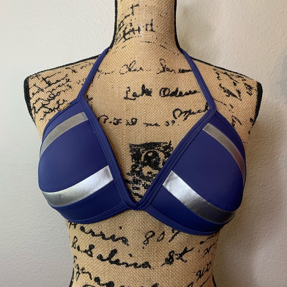 Victoria’s Secret PINK Striped Banded Bikini Top